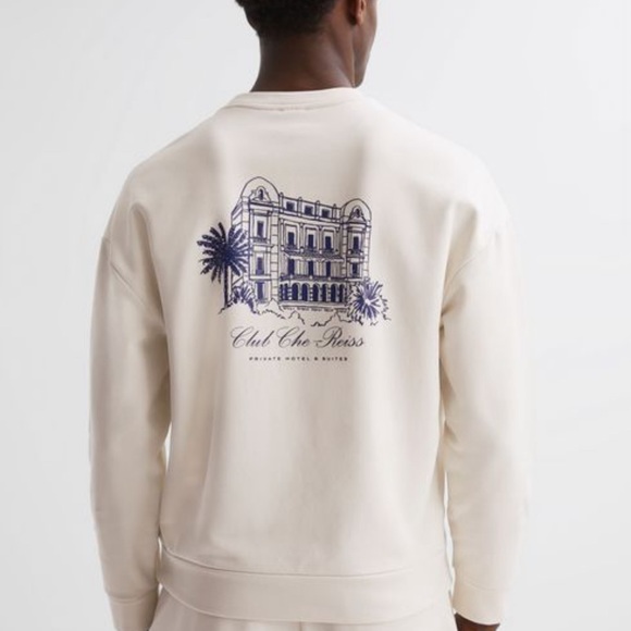 Reiss Other - REISS | CHÉ MOTIF COTTON SWEATSHIRT
